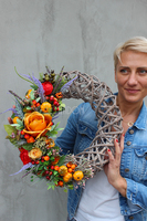 Polska Jesień 2 wianek dekoracyjny, śr.36cm