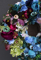 Caryca Katarzyna, duży wianek na drzwi, śr.55cm 