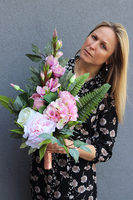 zestaw kompozycji nagrobnych Mellona, wiązanka + bukiet