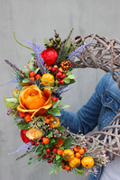 Polska Jesień 2 wianek dekoracyjny, śr.36cm