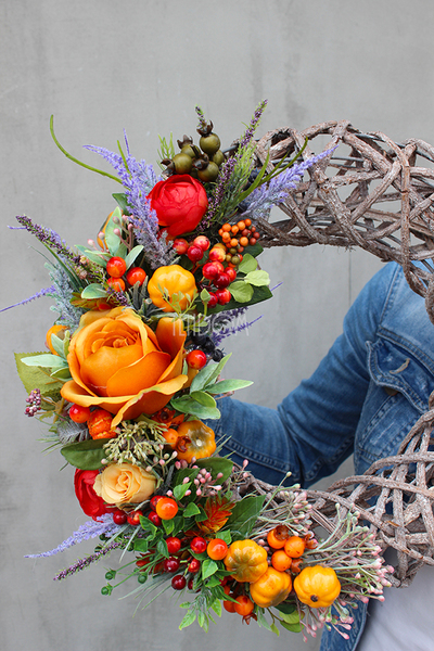 Polska Jesień 2 wianek dekoracyjny, śr.36cm