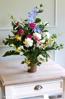 Lawinia, komplet dekoracji nagrobnych, kompozycja + bukiet