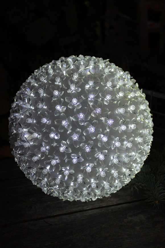 kula świetlna 300 LED zimna biała