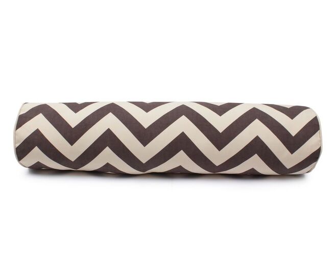 poduszka dekoracyjna Zig Zag Brown śr20x82