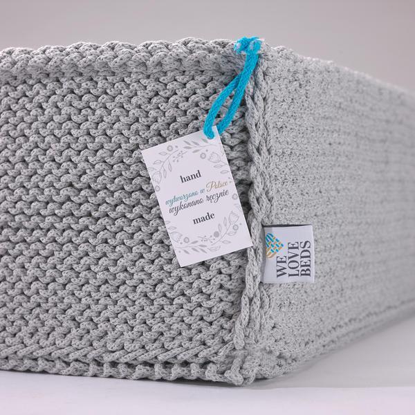 pufa Soft Flat grey 60x60x20cm