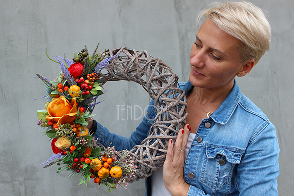 Polska Jesień 2 wianek dekoracyjny, śr.36cm