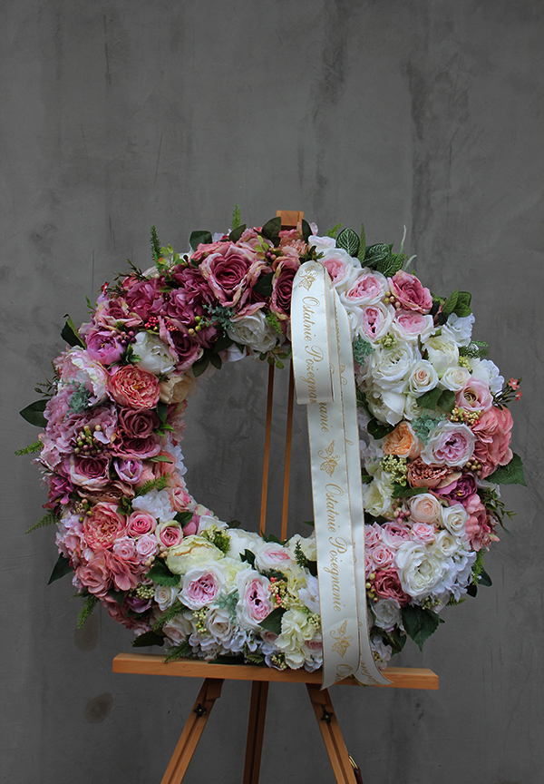 wieniec pogrzebowy Maria Antonina, Ostatnie Pożegnanie, śr.90cm