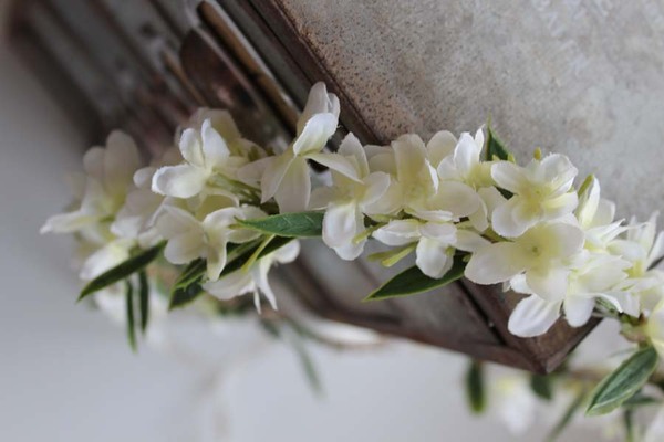 Arielle, komunijny kwiatowy wianek na głowę, rozmiar uniwersalny