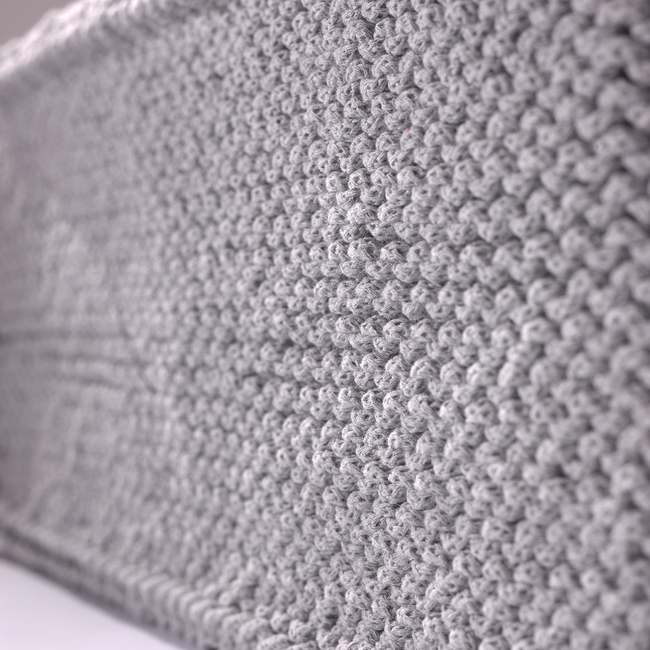 pufa Soft Flat grey 60x60x20cm
