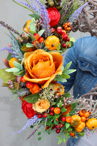 Polska Jesień 2 wianek dekoracyjny, śr.36cm