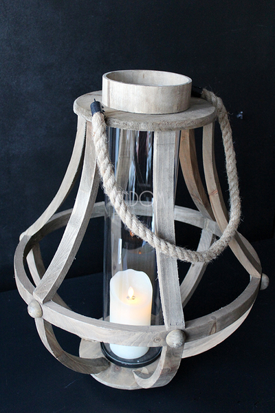 Garden Świecznik pękaty A, lampion, 46x43.5x86cm