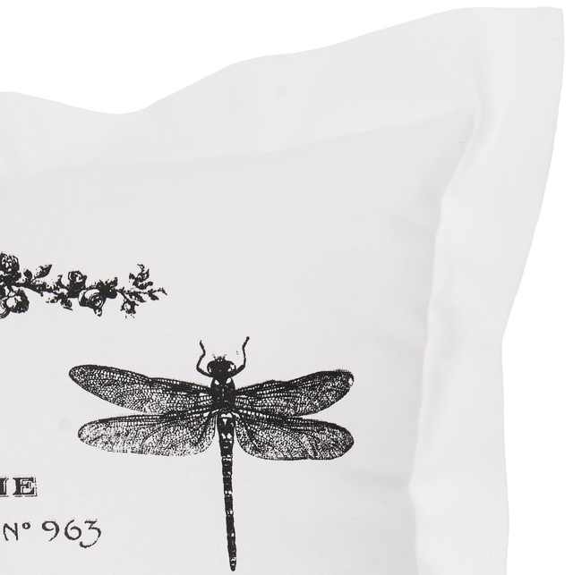 poduszka dekoracyjna biała French 46x46cm