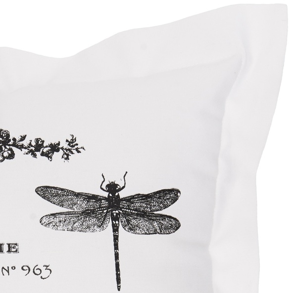 poduszka dekoracyjna biała French 46x46cm