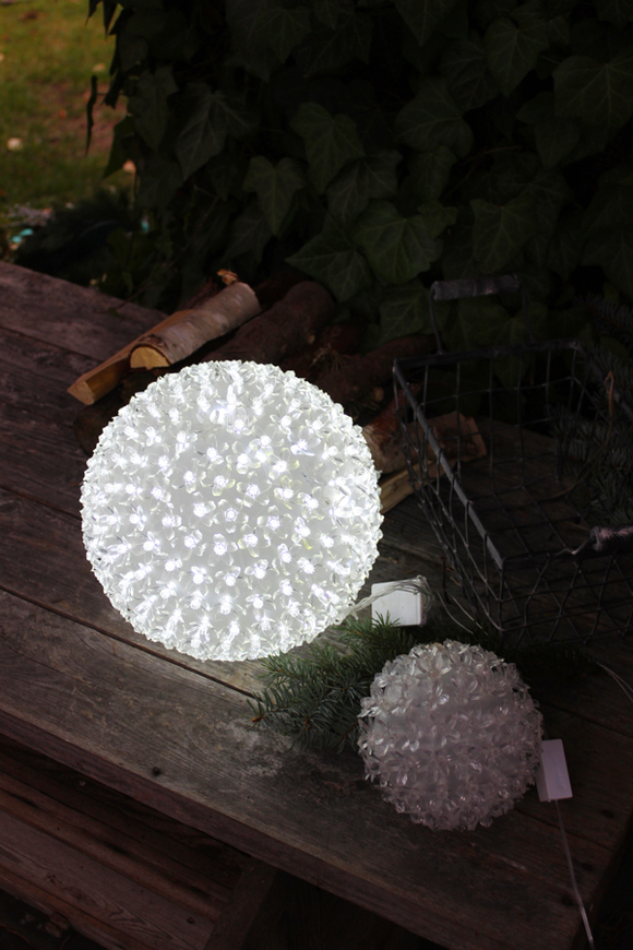 kula świetlna 300 LED zimna biała