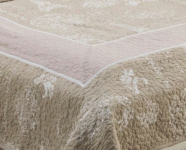 narzuta Paris Beige, wym.200x220cm & 2 poszewki na poduszki