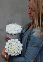 kompozycja kwiatowa / bukiet Flowerbox Kalena, 1szt. wys.18cm