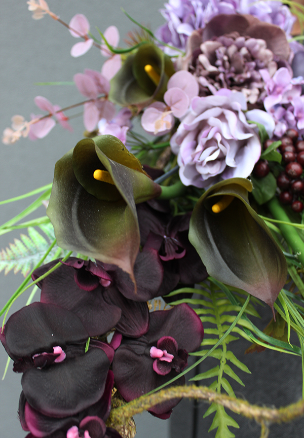 dekoracja / wiązanka nagrobna / bukiet Lidia, wym.85cm