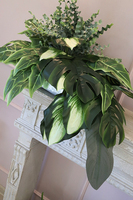 kompozycja ze sztucznych zielonych roślin Morella, wym.40x55x80cm