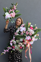 zestaw kompozycji nagrobnych Mellona, wiązanka + bukiet