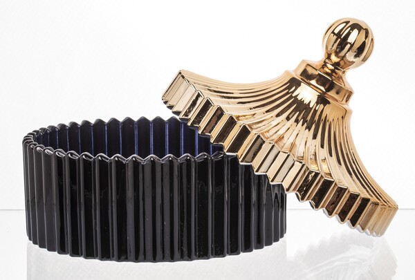 Palermo Elegance B, dekoracyjny pojemnik / amfora, wym.12x10cm 