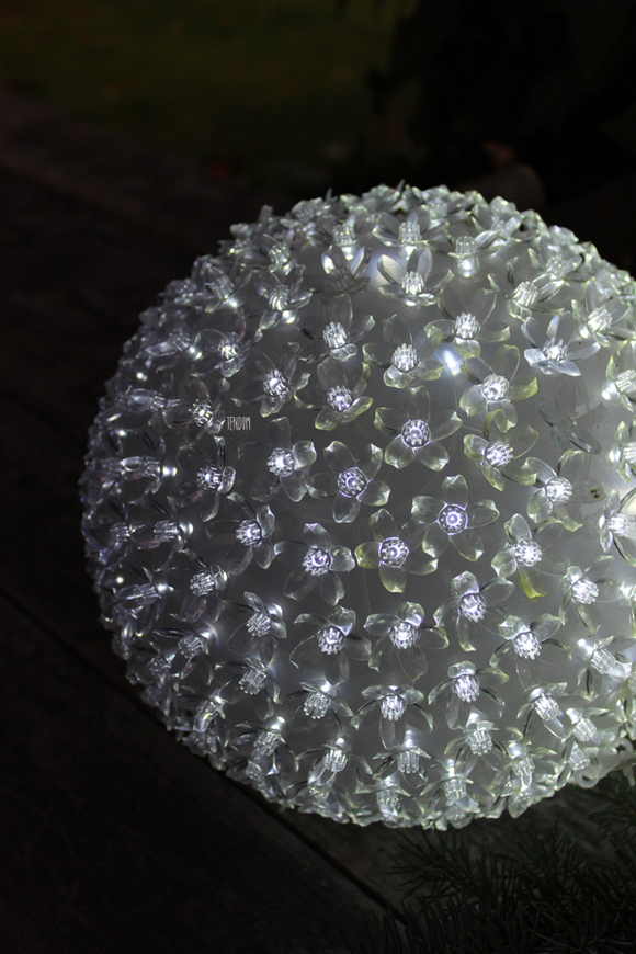 kula świetlna 300 LED zimna biała