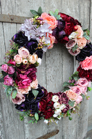 England, elegancki wianek na drzwi, śr.68cm