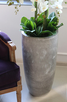 duży sztuczny storczyk Grande Concrete w betonowej donicy, wys.137cm 