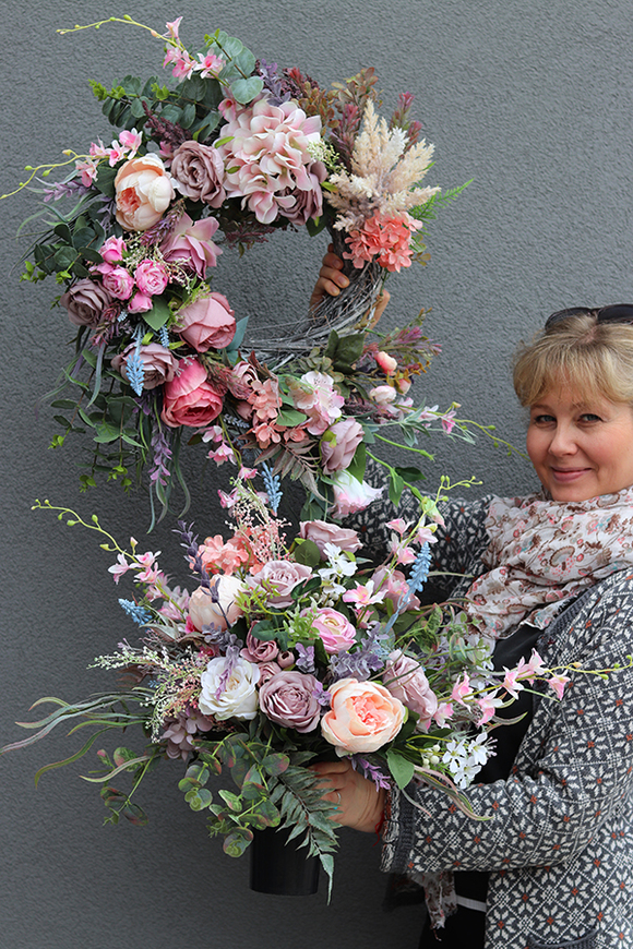 Bogactwo Natury Elegance, wieniec nagrobny, śr.45cm