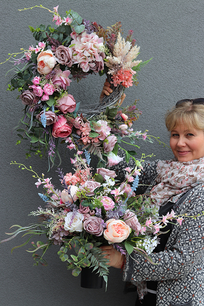 Bogactwo Natury Elegance, wieniec nagrobny, śr.45cm