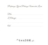 kartka z życzeniami okolicznościowymi