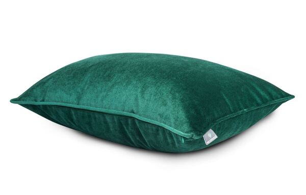 poduszka dekoracyjna welurowa, Velvetia, głęboka zieleń, wym.50x50cm