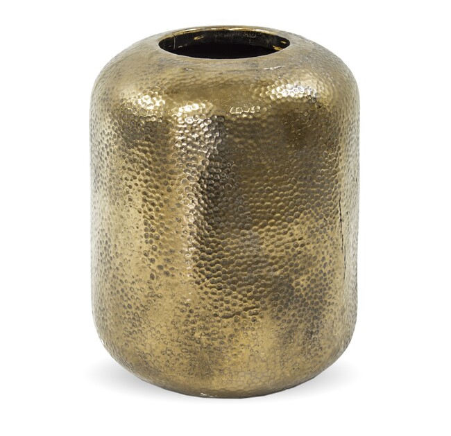 Goldamo, stylowy złoty wazon, wys.33cm