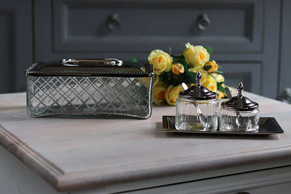 chustecznik / serwetnik, Glamour Spring, wym.11x25x12cm 