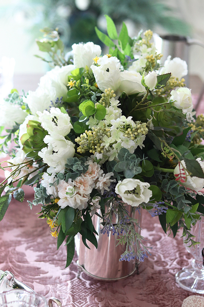 Maestria, szlachetna kompozycja z sukulentami, wys.45cm