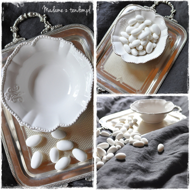 OD RĘKI Madame miseczka mniejsza kremowa, śr.15cm