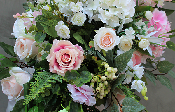 dekoracja / wiązanka nagrobna / bukiet, Samanta, dł.70cm 