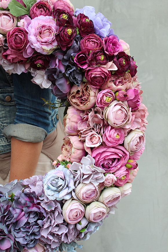 Bella Extra, duży wianek na drzwi, śr.70cm   