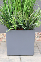 Delano Fiberglass Grey kompozycja traw z dmuchawcami, wys.110cm