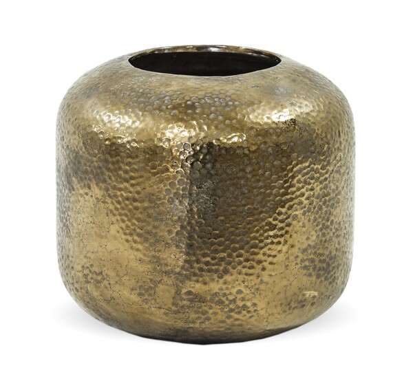 Goldamo, stylowy złoty wazon, wys.23cm