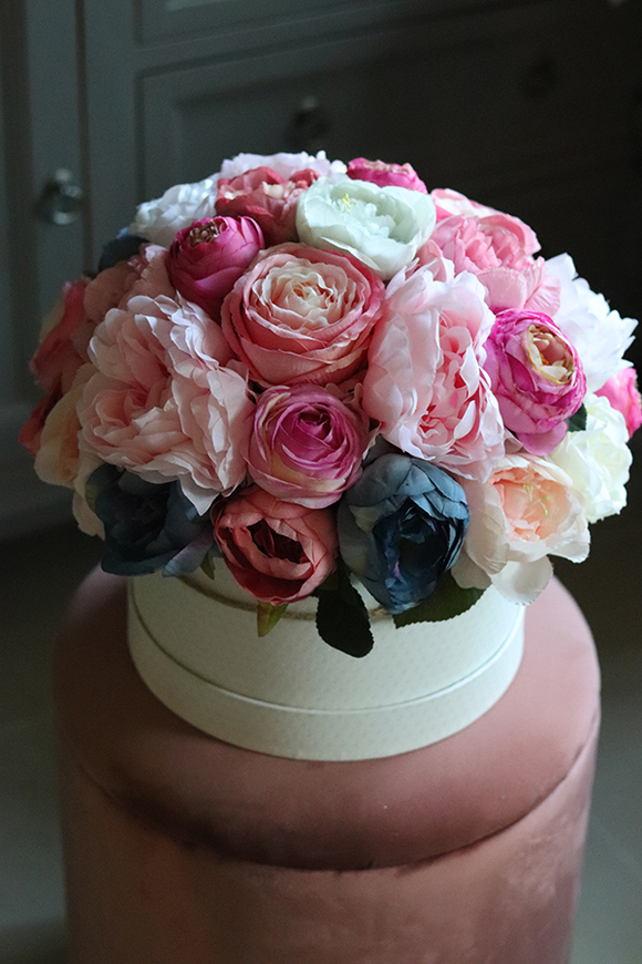 flowerbox / kompozycja Princessa Duo, wys.32cm