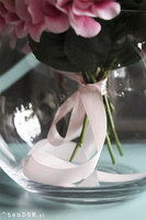 bukiet w szklanym wazonie, Selia, wym.34x30cm