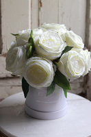 flowerbox Peonie w Bieli, wys.27cm 