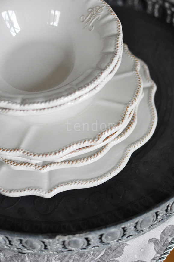 OD RĘKI Madame miseczka mniejsza kremowa, śr.15cm