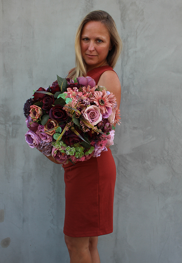 kosz jesienny, Malowane Jesienią, wys.40cm