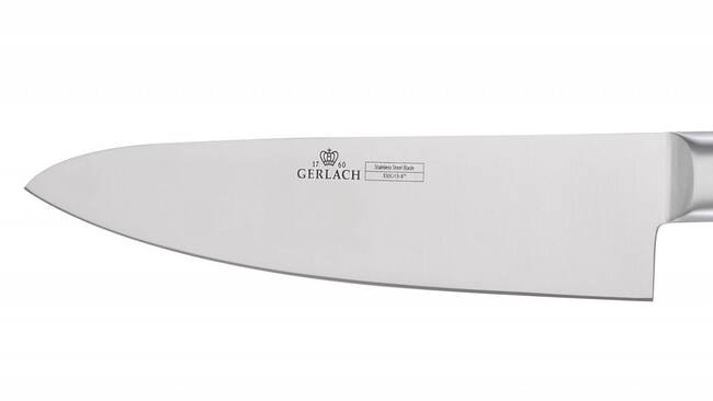 AMBIENTE SILVER zestaw 5 noży w czarnym bloku