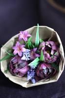 bukiet wiosenny Renna, fioletowy, dł. 34cm