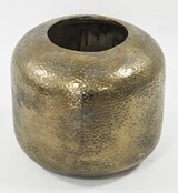 Goldamo, stylowy złoty wazon, wys.23cm