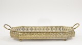 Indie Gold B, taca lustrzana w stylu retro, wym.9.5x52x29cm