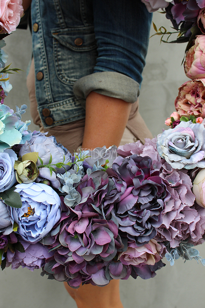 Bella Extra, duży wianek na drzwi, śr.70cm   