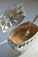 OD RĘKI cukiernica posrebrzana Monaco